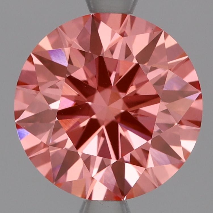 2.01 Ct. Fancy Vivid Pink Round Lab Grown Diamond