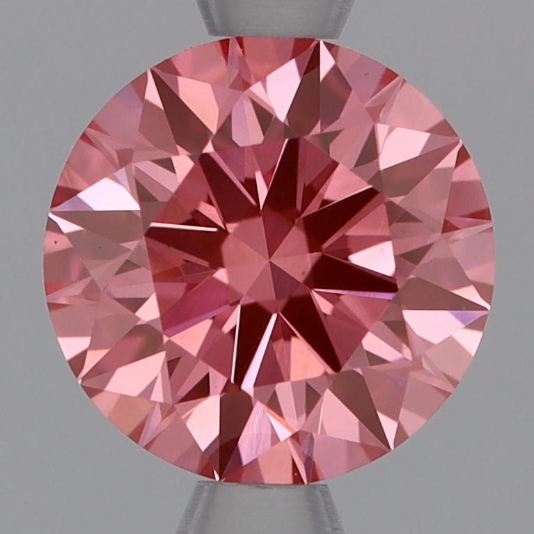 1.03 Ct. Fancy Vivid Pink Round Lab Grown Diamond