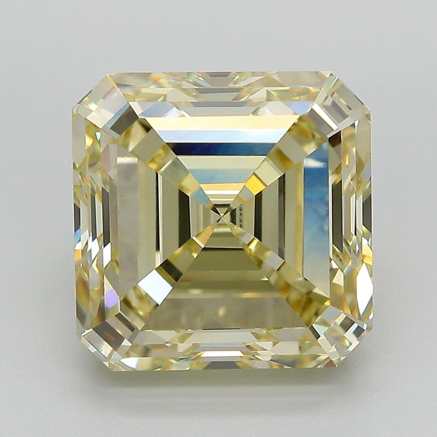 9.03 Ct. Fancy  Yellow Asscher Lab Grown Diamond