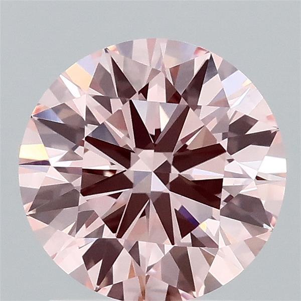 1.51 Ct. Fancy Intense Pink Round Lab Grown Diamond