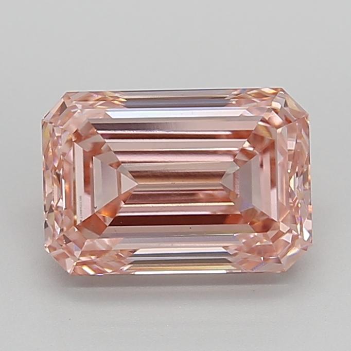 3.02 Ct. Fancy Intense  Pink Emerald Lab Grown Diamond
