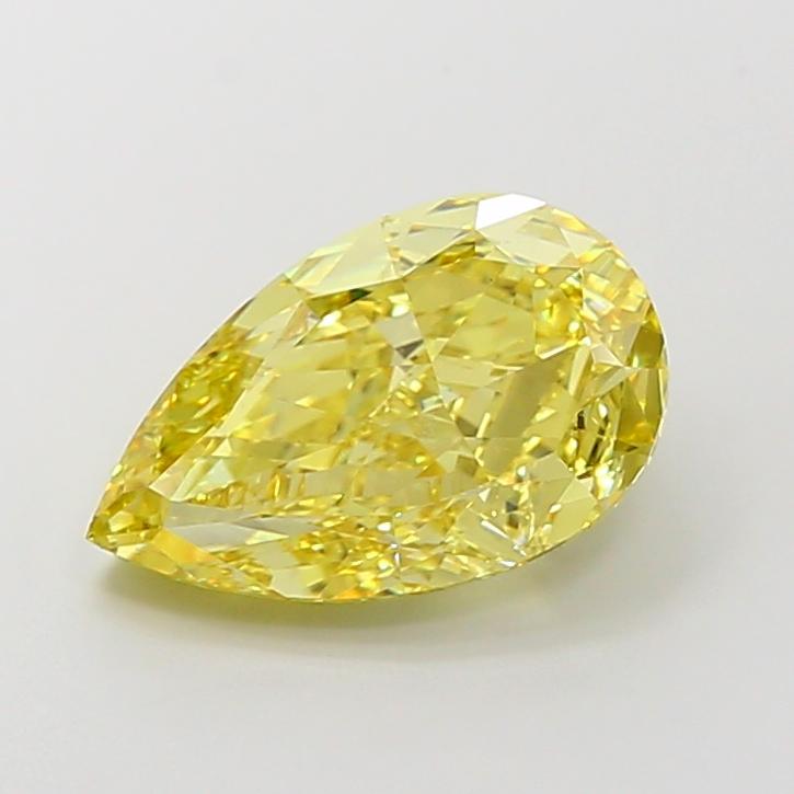 5.52 Ct. Fancy Intense Yellow Pear Lab Grown Diamond