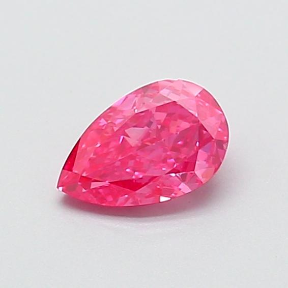 0.57 Ct. Fancy Vivid  Pink Pear Lab Grown Diamond