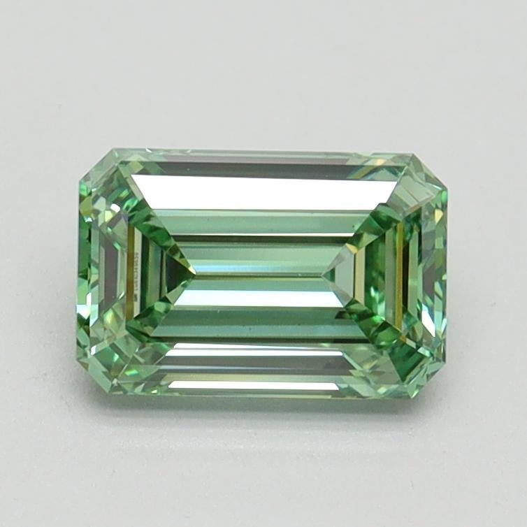 1.03 Ct. Fancy Vivid Pacific Green Emerald Lab Grown Diamond