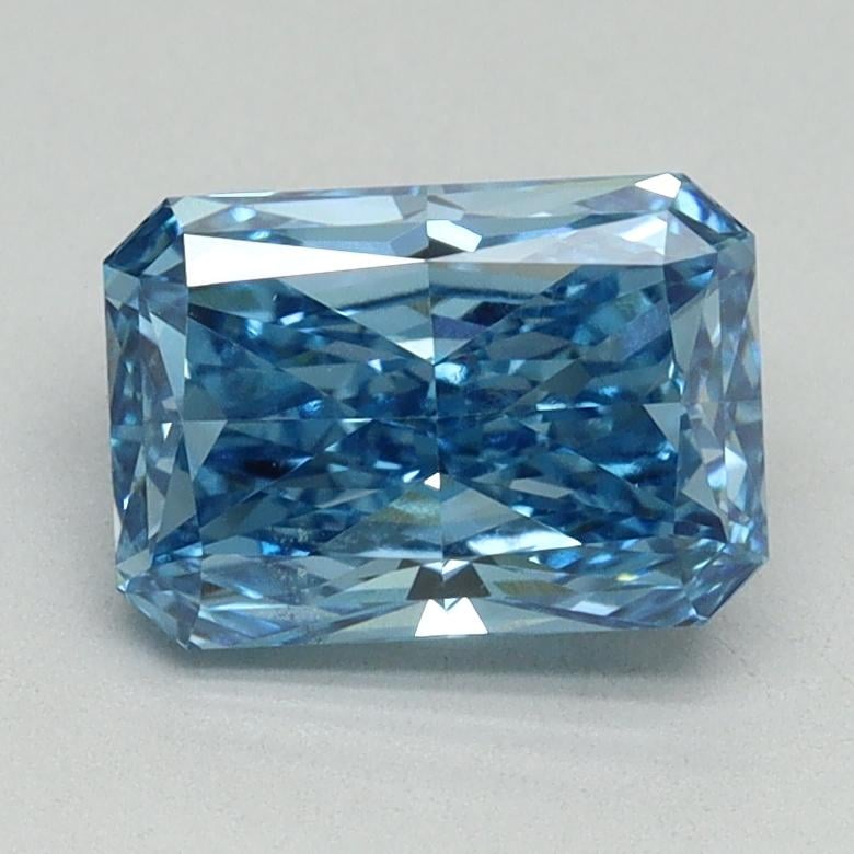 1.51 Ct. Fancy Vivid Blue Radiant Lab Grown Diamond