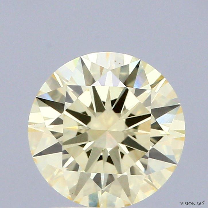 2.06 Ct. Fancy Intense Yellow Round Lab Grown Diamond
