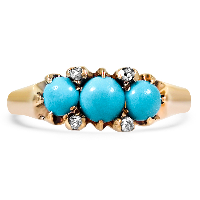 Victorian Turquoise Vintage Ring