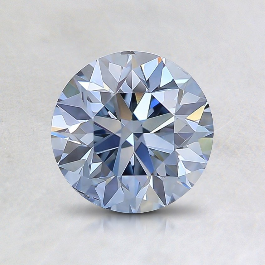1.00 Ct. Fancy Blue Round Lab Grown Diamond