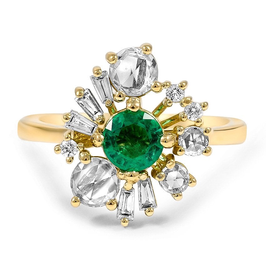 rose cut emerald diamond