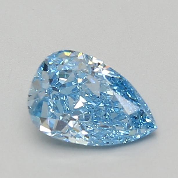 1.03 Ct. Fancy Vivid Blue Pear Lab Grown Diamond