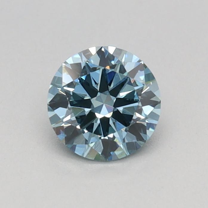 0.34 Ct. Fancy Intense Blue Round Lab Grown Diamond