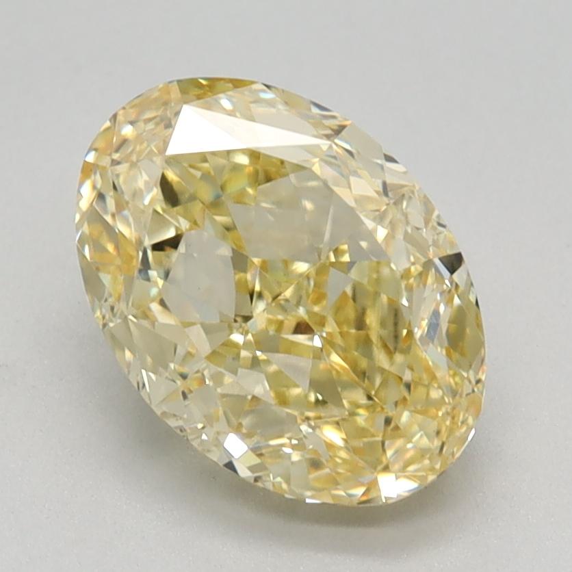 1.83 Ct. Fancy Intense Yellow Oval Lab Grown Diamond