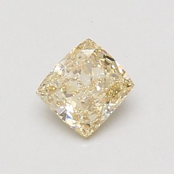 0.50 Ct. Fancy Yellow Cushion Lab Grown Diamond