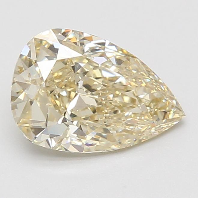 2.07 Ct. Fancy Light Yellow Pear Lab Grown Diamond