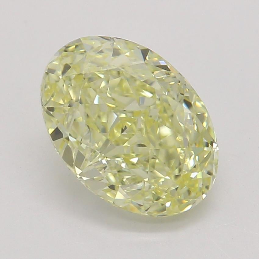 1.02 Ct. Fancy Yellow Oval Diamond