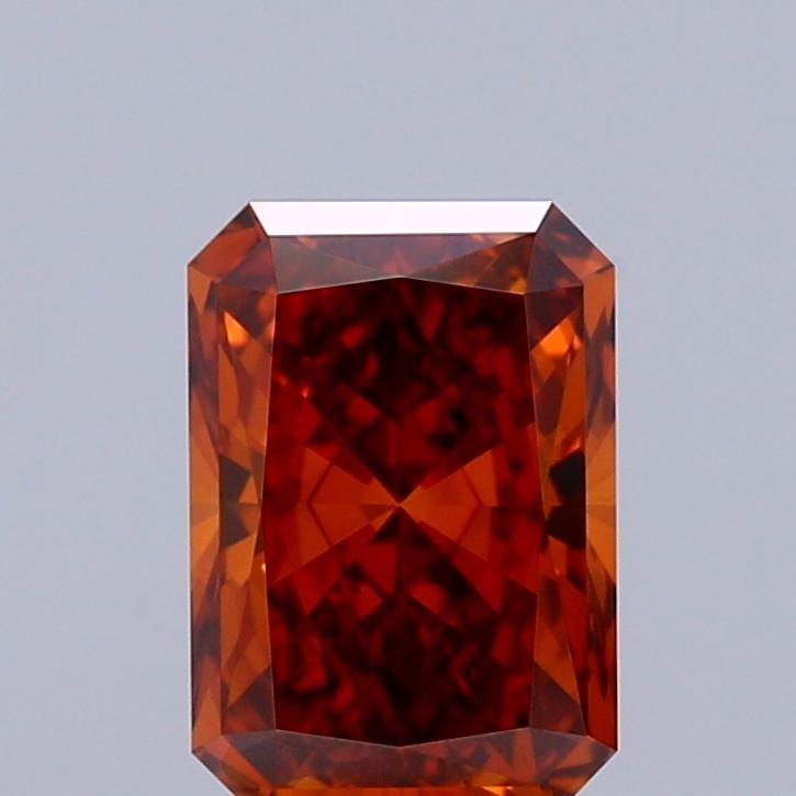 1.02 Ct. Fancy Vivid Orange Radiant Lab Grown Diamond