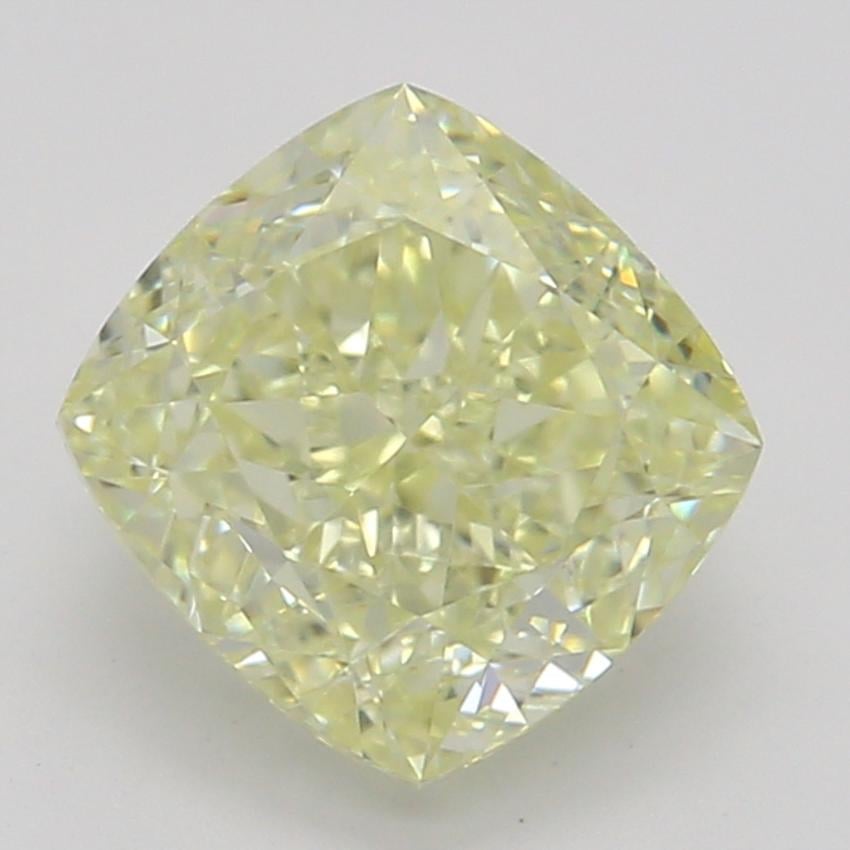 1.04 Ct. Fancy Light Yellow Cushion Diamond