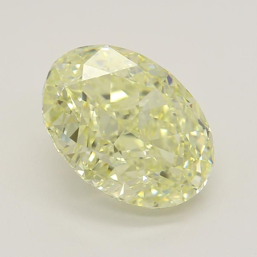 3.37 Ct. Fancy Yellow Oval Diamond
