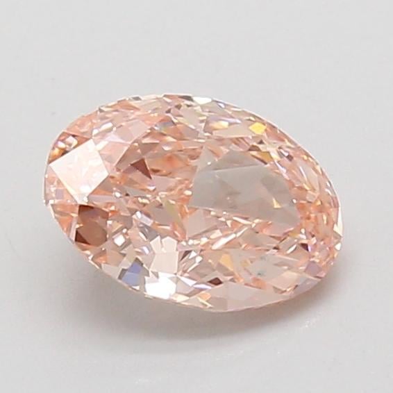 1.07 Ct. Fancy Vivid Pink Oval Lab Grown Diamond