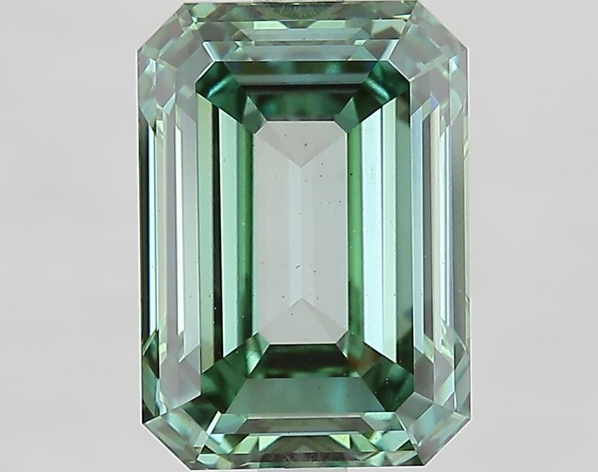 4.83 Ct. Fancy Vivid Green Emerald Lab Grown Diamond