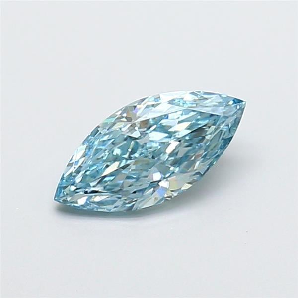 1.00 Ct. Fancy Vivid Blue Marquise Lab Grown Diamond