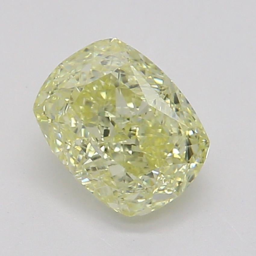 0.50 Ct. Fancy Light Yellow Cushion Diamond