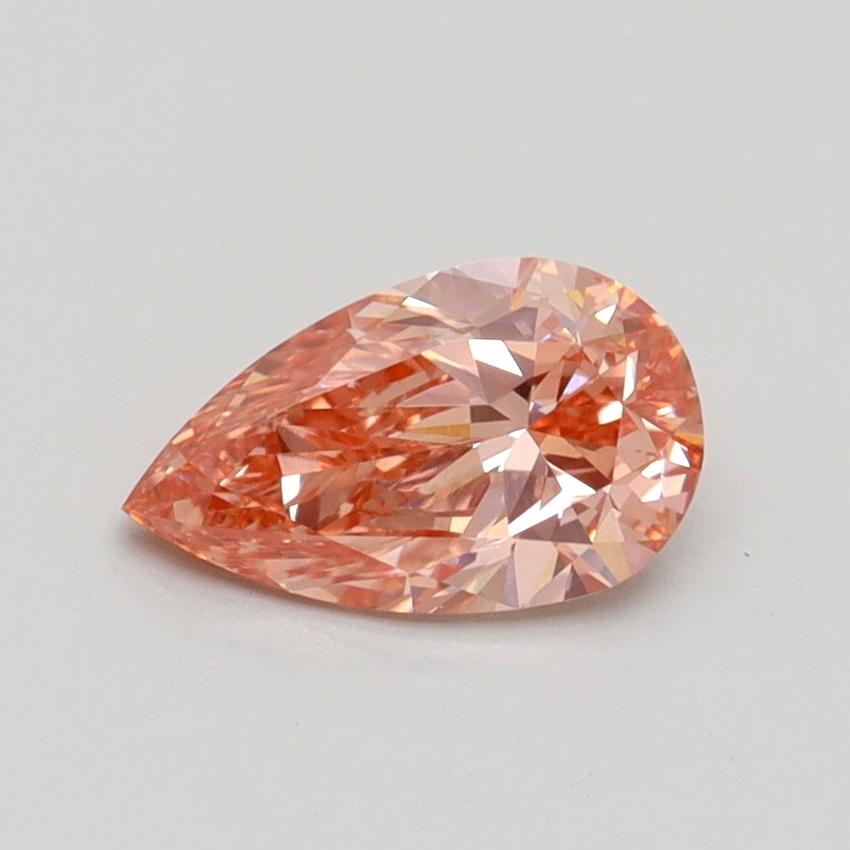 0.80 Ct. Fancy Intense Pink Pear Lab Grown Diamond