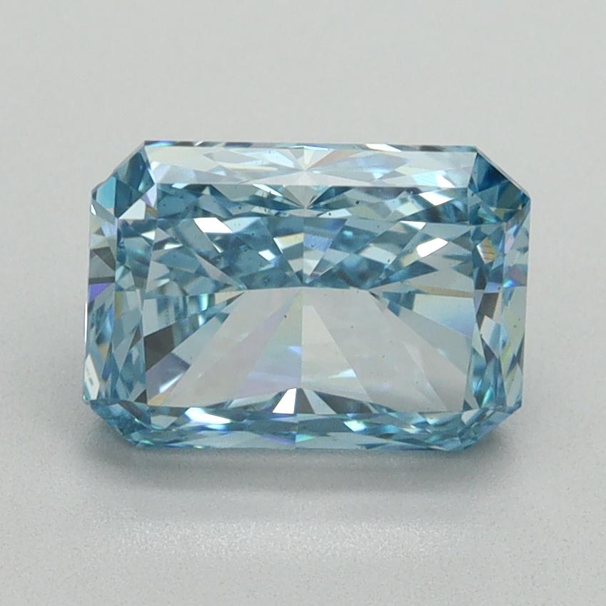 2.06 Ct. Fancy Vivid Blue Radiant Lab Grown Diamond