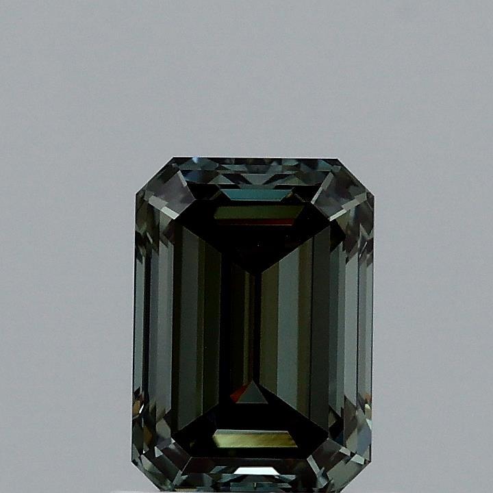 1.04 Ct. Fancy Vivid Green Emerald Lab Grown Diamond