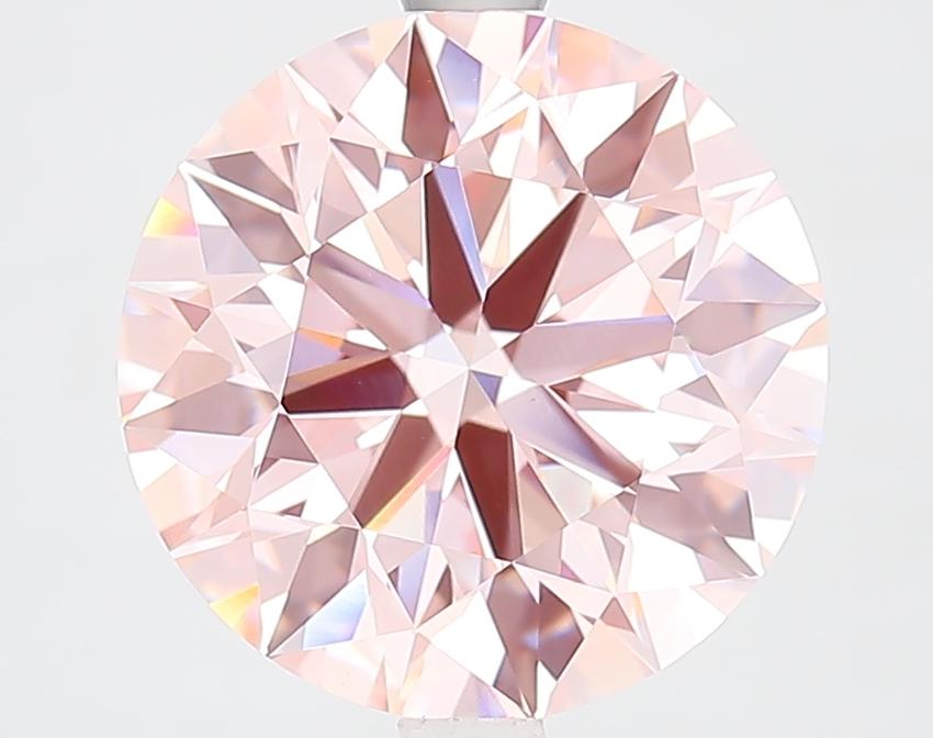 4.40 Ct. Fancy Intense Pink Round Lab Grown Diamond