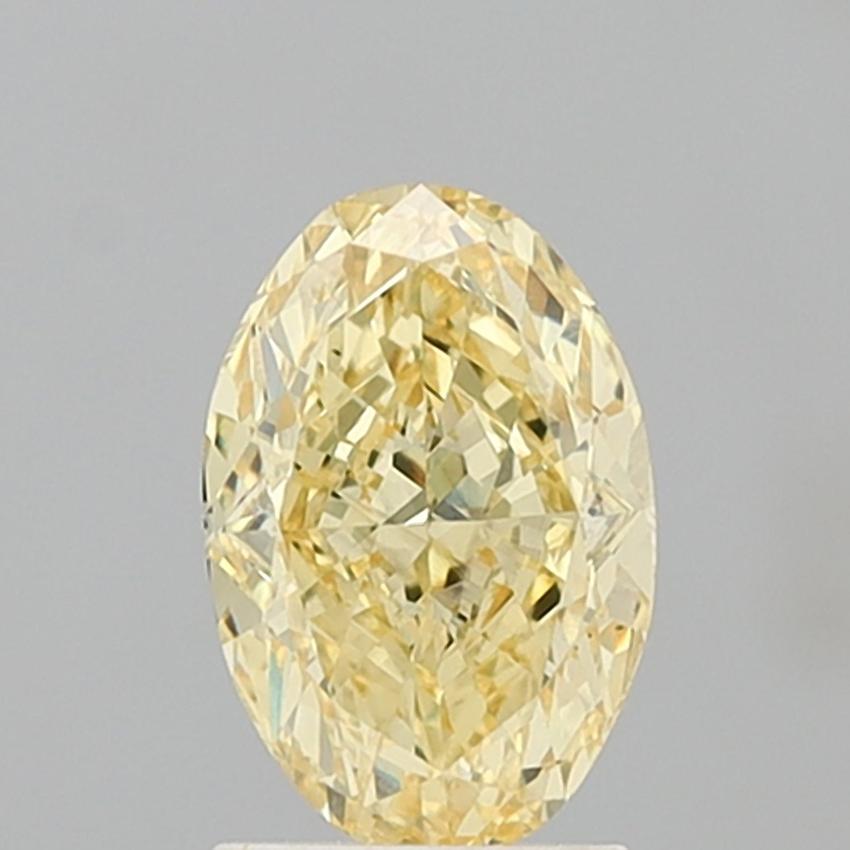 2.01 Ct. Fancy Intense Yellow Oval Lab Grown Diamond