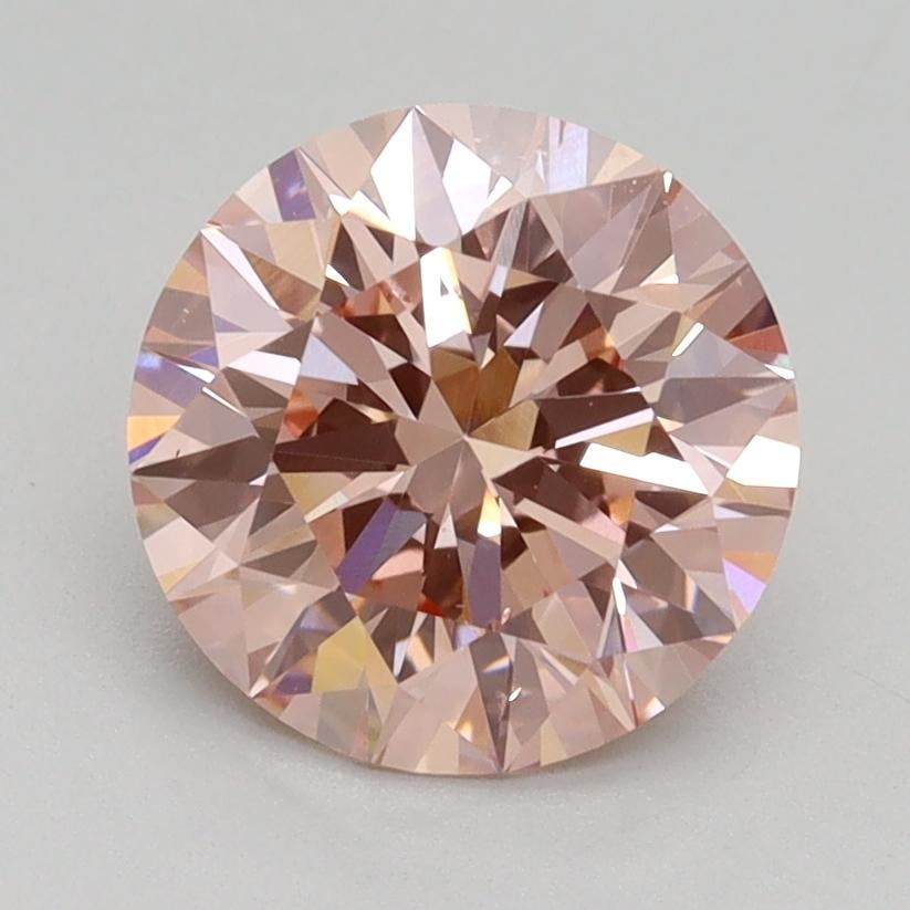2.00 Ct. Fancy Intense Pink Round Lab Grown Diamond