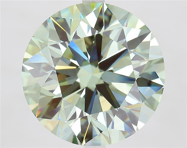 11.01 Ct. Fancy Intense  Green Round Lab Grown Diamond