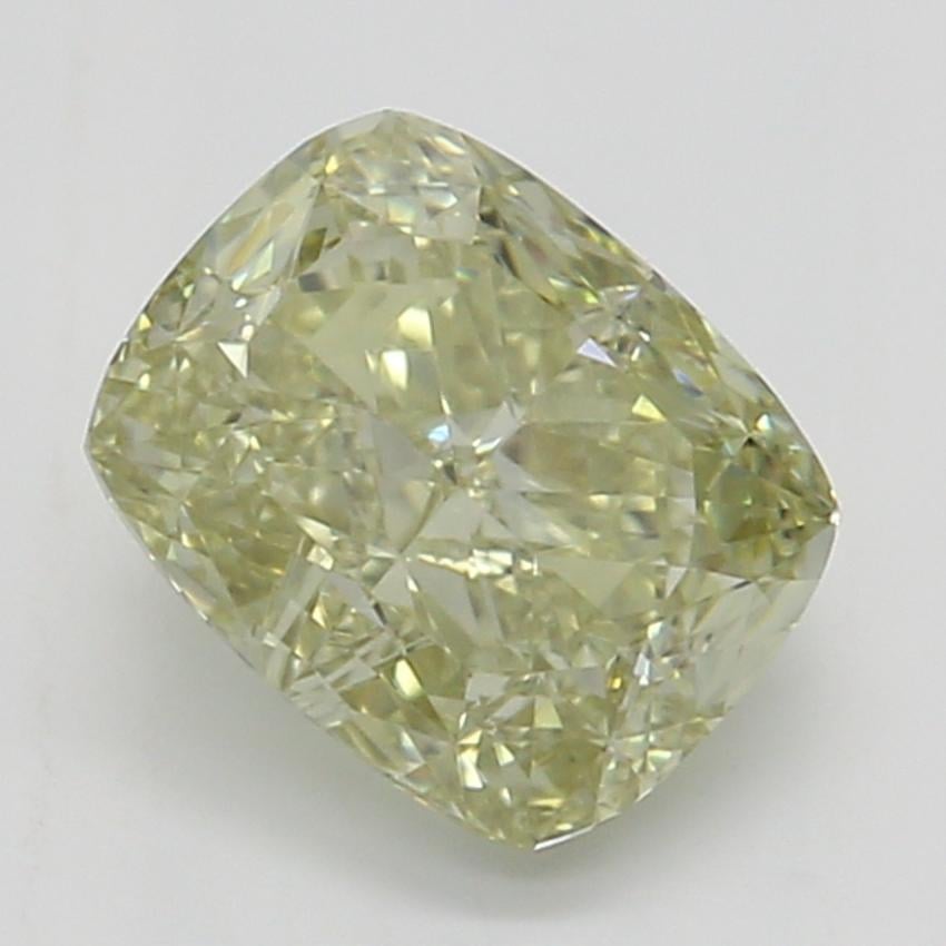 0.70 Ct. Fancy Brownish Greenish Yellow Cushion Diamond