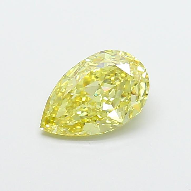 2.01 Ct. Fancy Intense Yellow Pear Lab Grown Diamond