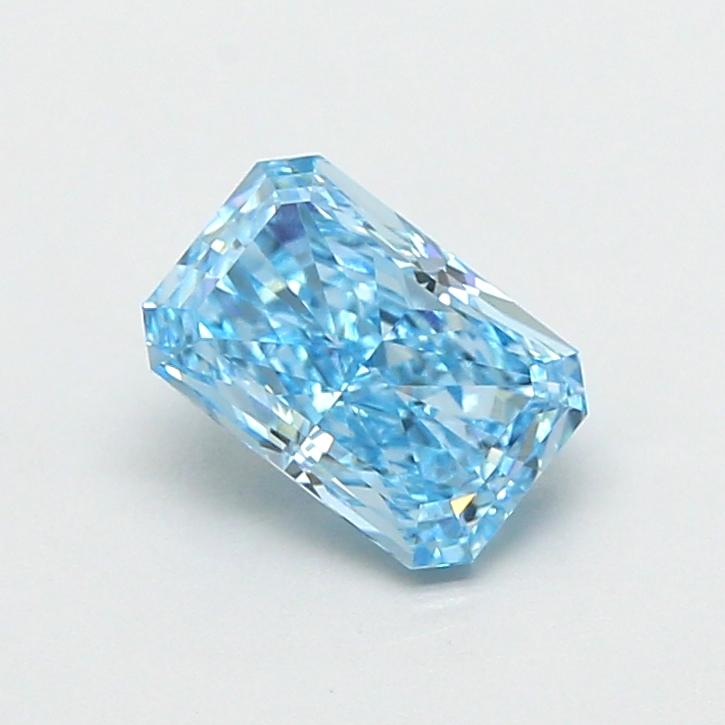 1.04 Ct. Fancy Vivid  Blue Radiant Lab Grown Diamond