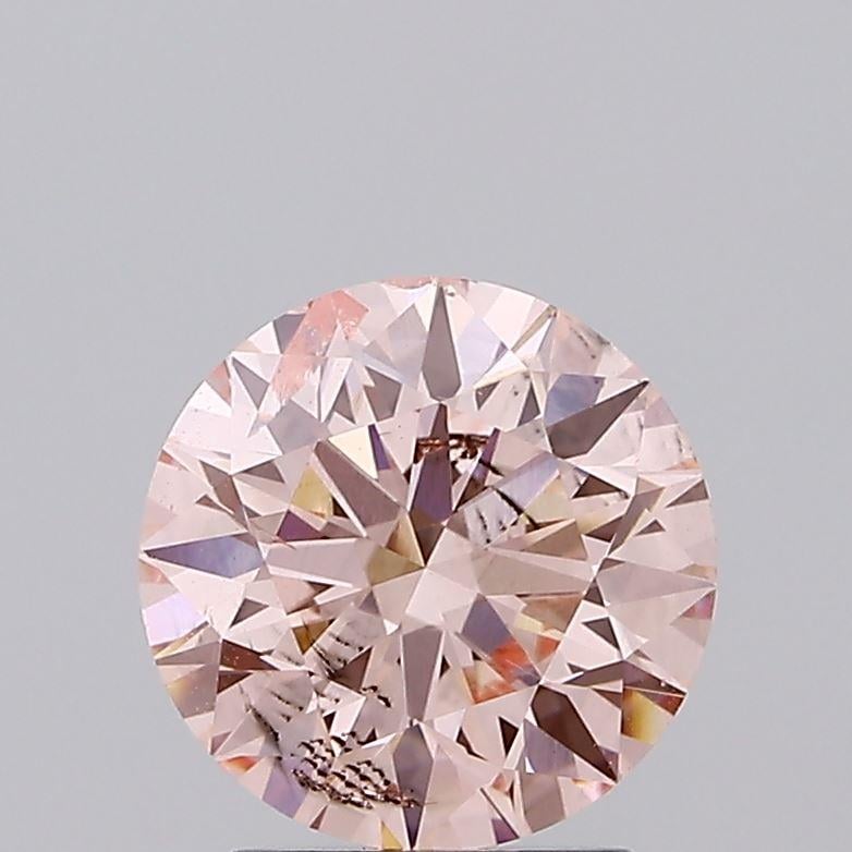2.11 Ct. Fancy Vivid Pink Round Lab Grown Diamond