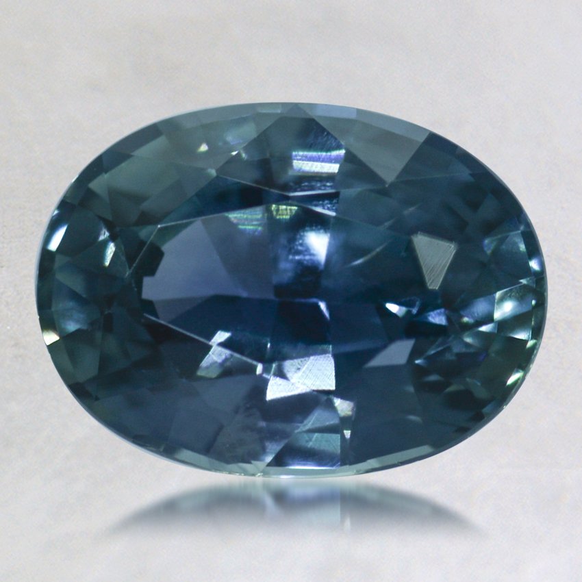 8x6mm Teal Oval Sapphire