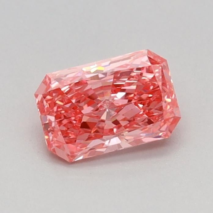 0.37 Ct. Fancy Vivid Pink Radiant Lab Grown Diamond