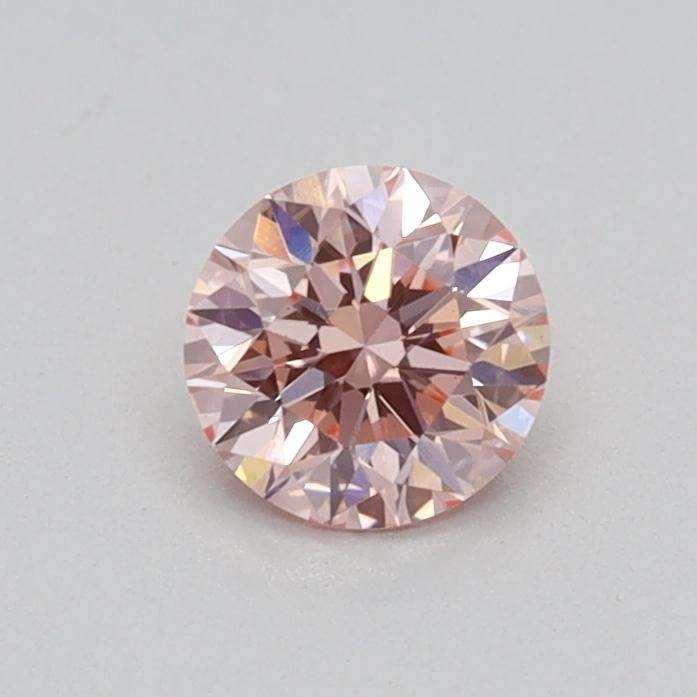 0.32 Ct. Fancy Intense Pink Round Lab Grown Diamond