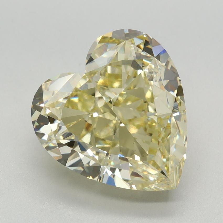 5.25 Ct. Fancy Intense Yellow Heart Lab Grown Diamond