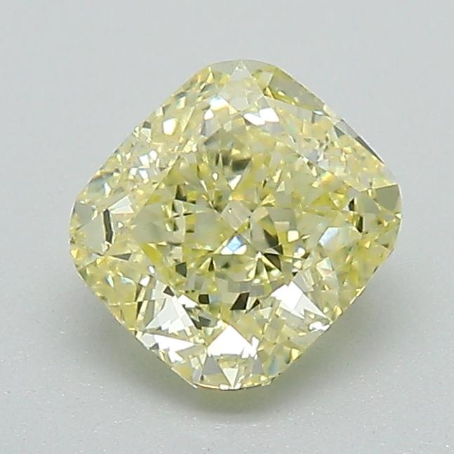 1.09 Ct. Fancy Yellow Cushion Lab Grown Diamond
