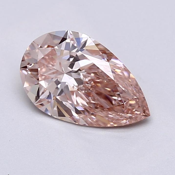 1.34 Ct. Fancy Intense  Pink Pear Lab Grown Diamond