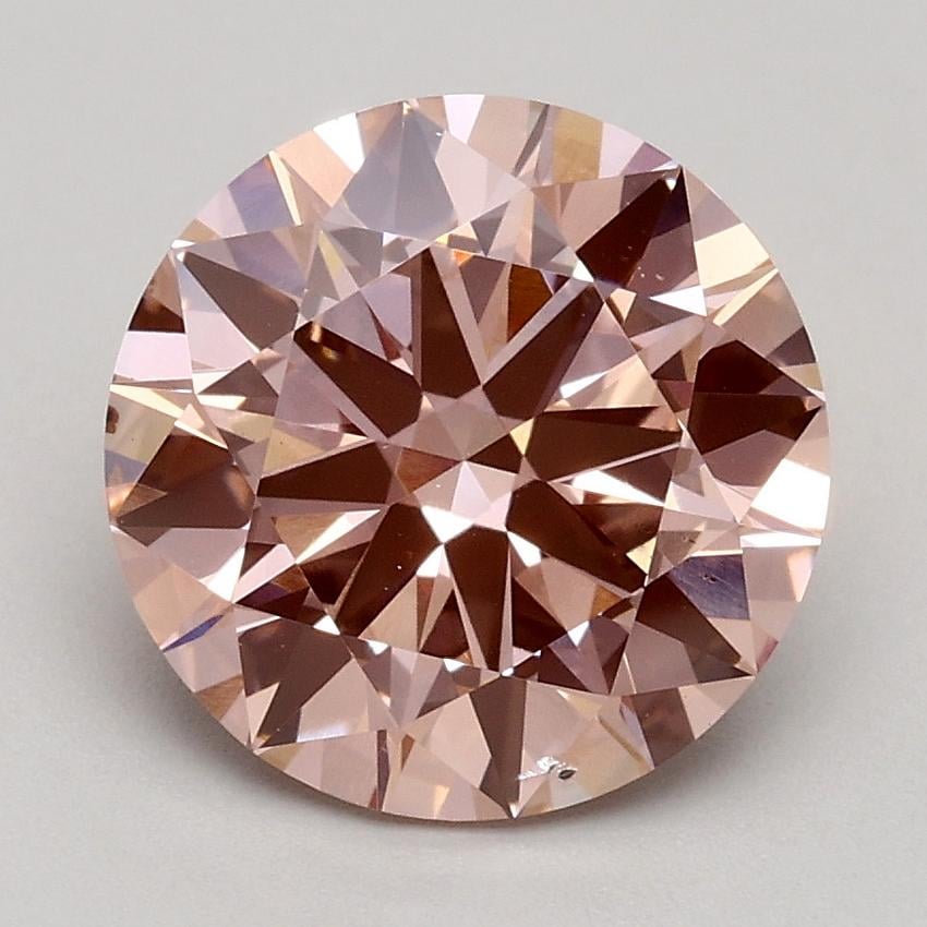 2.01 Ct. Fancy Pink Round Lab Grown Diamond