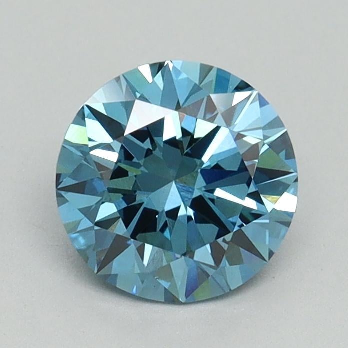 1.02 Ct. Fancy Vivid Blue Round Lab Grown Diamond