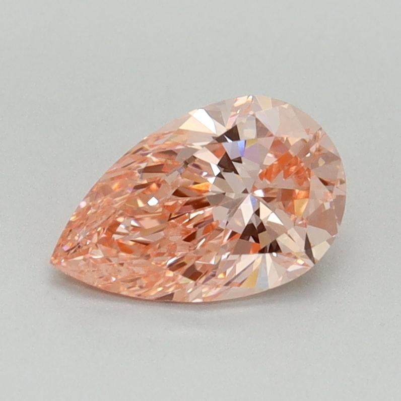0.84 Ct. Fancy Vivid Pink Pear Lab Grown Diamond