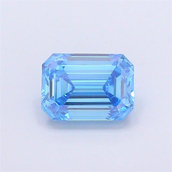 1.12 Ct. Fancy Vivid  Blue Emerald Lab Grown Diamond