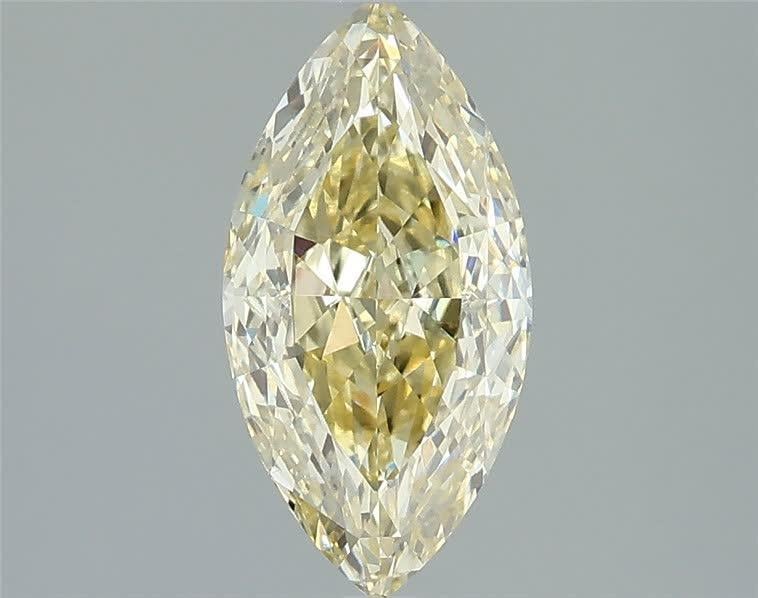 1.57 Ct. Fancy Light Yellow Marquise Lab Grown Diamond