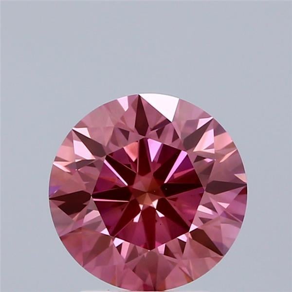 2.03 Ct. Fancy Vivid Pink Round Lab Grown Diamond