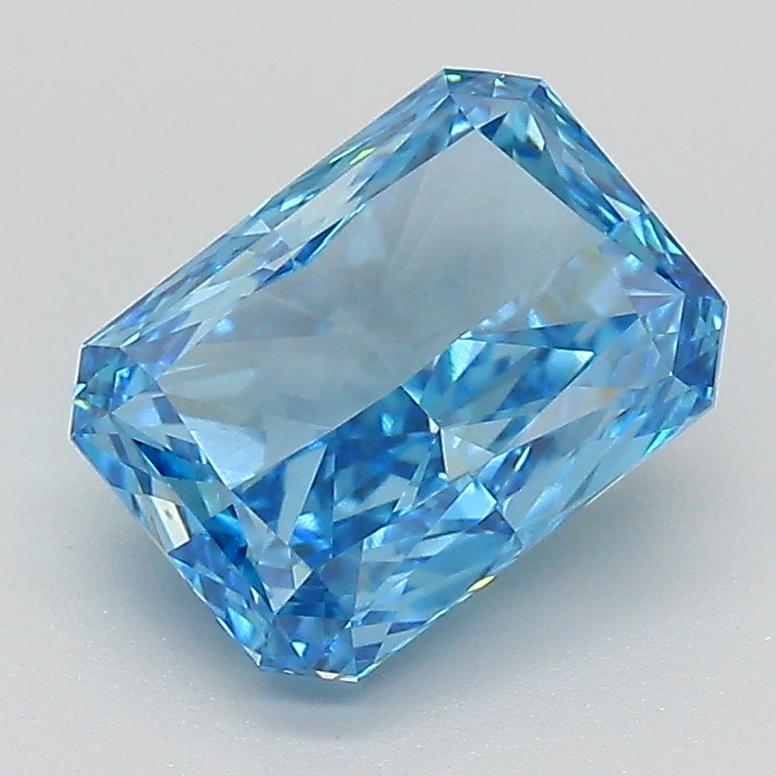 2.05 Ct. Fancy Vivid  Blue Radiant Lab Grown Diamond